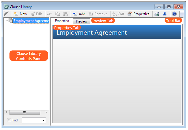 At a Glance: The Clause Library